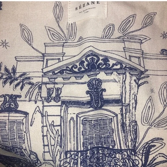 NWOT Sezane Maia Limited Edition Canvas Tote Bag - Picture 3 of 3